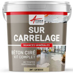 Arcane industries - béton ciré sur carrelage, cuisine, salle de bain, mural, sol, plan de travail, décoratif, ... Arcane industries - béton ciré sur carrelage, cuisine, salle de bain, mural, sol, plan de travail, décoratif, ...