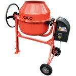 B�tonni�re 160l - 650w - 29, 5 tr / min - couronne dent�e en fonte - grand volant blocage au pied - pour ...