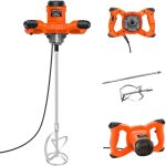 B�tonni�re 2600w 240v - m�langeur �lectrique � vitesse r�glable � 6 vitesses avec tige filet�e m14 et ...