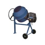 B�tonniere �lectrique scheppach mix160 - 160l - roues et volant de basculement