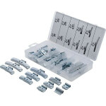 Bgs technic - assortiment de 36 poids masses d'equilibrage pour jante tole acier