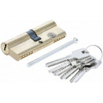 Bgs technic - barillet 40 / 40 cylindre de serrure 80 mm en laiton avec 5 cles