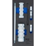 Bgs technic - insert de servante d'atelier 1 / 3 : jeu d'extracteurs d'injecteurs pour camions