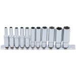 Bgs technic ? jeu de 11 douilles 6 pans profondes 4 � 13 mm ? acier chrome - vanadium ? longueur 50 mm ...