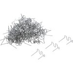 Jeu d'agrafes de r�paration forme ondul�e 0, 6 mm 100 pi�ces bgs 73352