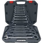 Bgs technic ? jeu de cl�s mixtes � cliquet 13 pi�ces 8 - 32 mm ? 72 crans pour angle de r�glage 5� ? ...