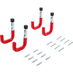 Bgs technic - jeu de crochets muraux 4 pi�ces bgs diy 88314