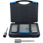 Jeu de douilles extra longues 5. 5 a 19 mm pour perceuse visseuse 1 / 4 - 15 pcs