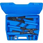 Bgs technic - pinces a circlips interieurs exterieurs 6 pointes interchangeables