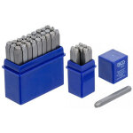 Bgs technic ? kit de chiffres et lettres � frapper 4 mm ? 36 pcs pour estampage m�tal et cuir ? pr�cision ...