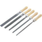 Bgs technic - lot de limes d'atelier batardes et demi douces assorties - 5 pi�ces