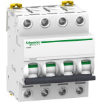 Bgs technic - schneider electric a9 f75425 ic60 n disjoncteur, acti9, courbure d, 4p, 85 mm hauteur x ...