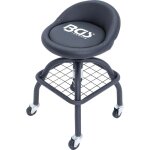 Bgs technic - si�ge d'atelier avec 4 roulettes r�glable en hauteur 540 - 680 mm