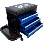 Bgs technic - bgs si�ge d'atelier � roulettes avec 3 tiroirs - 2859