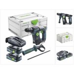 Festool - bhc 18 - basic marteau perforateur sans fil 18 v 1, 8 j sds plus brushless + 2x batterie 4, ...