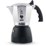 Bialetti brikka cafeti�re noire 2 tasses aluminium
