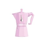 Bialetti - cafetiere moka exclusive pink 6 t