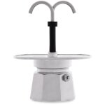 Bialetti mini express cafetière 2 tasses aluminium 0007302 Bialetti mini express cafetière 2 tasses aluminium 0007302