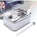 Bidon d'essence 10 l bidon d'essence en mtal en acier inoxydable rservoir d'huile bidon d'essence avec ...