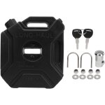 Bidon d'essence 5 l (1, 3 gallon), noir, rservoir de secours d'urgence pour voiture, moto, utv, vtt, ...