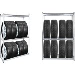 Bigb - rayonnage rack support pour 8 pneus