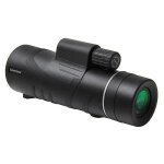 Bisbisous - monoculaires zoom 12 � 50, monoculaires �tanches pour l'observation des oiseaux (noir)