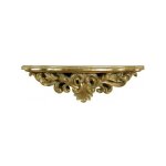 Biscottini - placard mural en r�sine finition or antique l45xpr12, 5xh14 cm