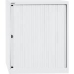 Bisley - armoire  rideaux euro, largeur 800 mm, 2 tablettes,