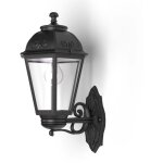 Bisso / saba' lanterne murale - e27 - ip55 - noir - fumagalli