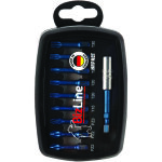 Bizline - coffret de 10 embouts de vissage impact - avec porte - embout 781053