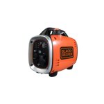 Black & decker ? groupe �lectrog�ne 900w essence 230v inverter insonoris� ? moteur 4 temps ? autonomie ...