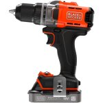 Black&decker - black + decker perceuse visseuse co - responsable 18v 2 batteries 2ah ? en mallette - ...