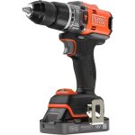 Black&decker - black + decker perceuse visseuse  percussion co - responsable 18v brushless - 2 batteries ...