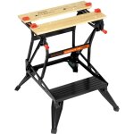 Black&decker - wm536 - xj etabli - �tau pliable grand format - plan de travail : 610 x 384 mm - 2 hauteurs ...