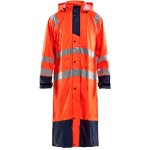 Manteau de pluie imperméable blaklader haute visibilité classe 3 orange / marine xs Manteau de pluie imperméable blaklader haute visibilité classe 3 orange / marine xs