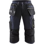 Blaklader - pantacourt de travail stretch 1597 - marine fonc� / noir s - fr(40) - se(c46) - courtes