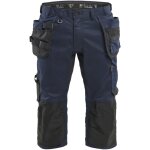 Blaklader - pantacourt de travail stretch 2d 1754 - marine xs - fr(38) - se(c44) - standards