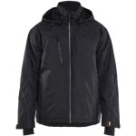 Veste impermable hiver blaklader technique double noir / gris l