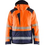 Blaklader - veste de travail hiver haute visibilit� 4455 - orange / marine xxxl