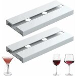Blanc, 2)25. 3112cm porte - verre  vin suspendu - pas de perage ncessaire, grande capacit, porte ...