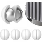 Blanc - 5 paires) aimants pour rideau de douche - poids anti - flottement en silicone, r�sistants � la ...