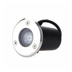 Blanc chaud - spot encastrable de sol led - 1x1w - bridgelux - 12v