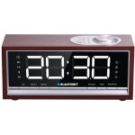 Cr60bt bluetooth radio alarm clock brown wood - blaupunkt
