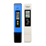 Bleu)mtre de test de qualit de l'eau tds ph ec temprature 4 dans 1 ensemble testeur numrique avec ...