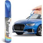 (bleu) peinture voiture, peinture voiture carrosserie, stylo peinture voiture, stylo reparation rayure ...
