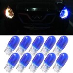 Bleu t10 w5 w auto ampoule - 10 pcs 194 168 501 ampoule halog�ne xenon � gaz de voiture ampoule
