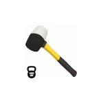 Blim - maillet pour travaux dlicats - poids 450 g - tte ofrubber - manche offibre - couleur blancet ...
