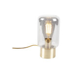 Blisscute - lampe de table - 1 lumi�re - � 140 mm - dor� / laiton - design, moderne - �clairage int�rieur ...