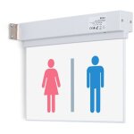 Bloc autonome d'éclairage de sécurité avec pictogramme Bloc autonome d'éclairage de sécurité avec pictogramme