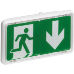 Bloc baes �vacuation saillie led 1. 2w 45lm autonomie 1h sati autodiag ip43 ik07 eco1 legrand 062525